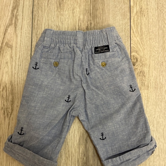 Janie And Jack 3 -6 Months Boys Anchor Shorts - Picture 2 of 3